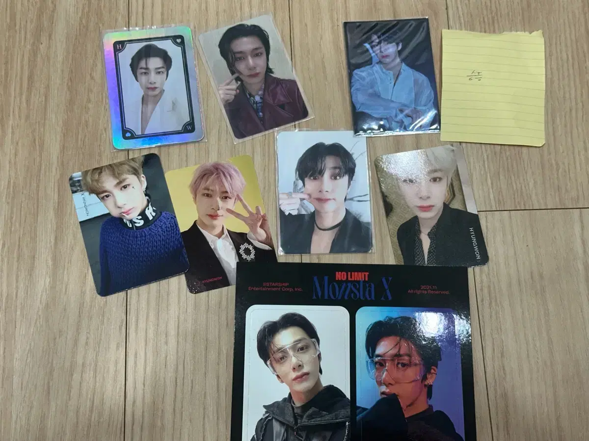 Monsta X hyungwon Sell photocards bulk 