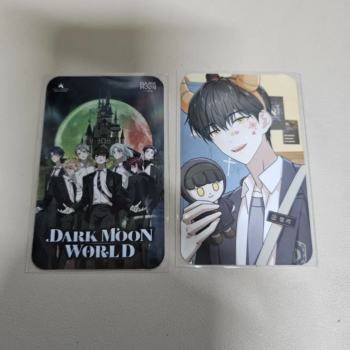 enhypen lotte world dark moon heli photocard wts! heeseung