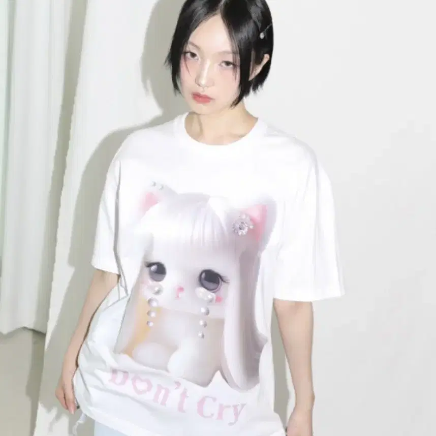 (무료배송) 클럿 스튜디오 Don't Cry Half T-shirt