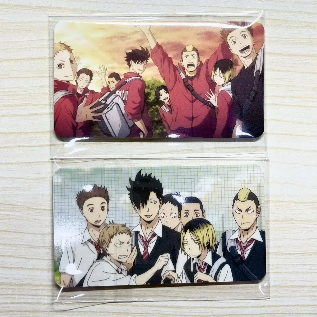 [ haikyuu nekoma photokard ] photocard aniinsu kuroo kenma unofficial goods dakku