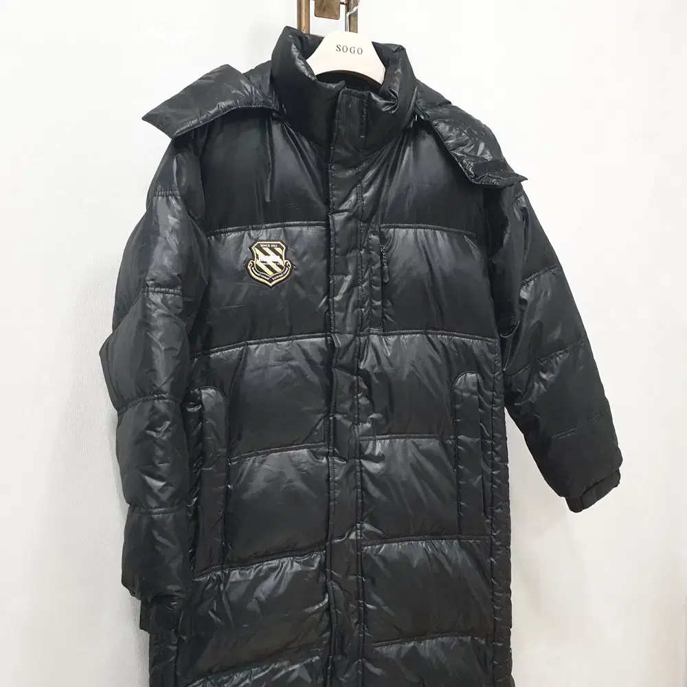 (JJ25048)험멜 hummel 다운 롱패딩 블랙 100