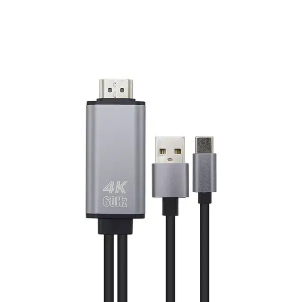 C type 변환 HDMI 2.0 충전지원 미러링 케이블 3m