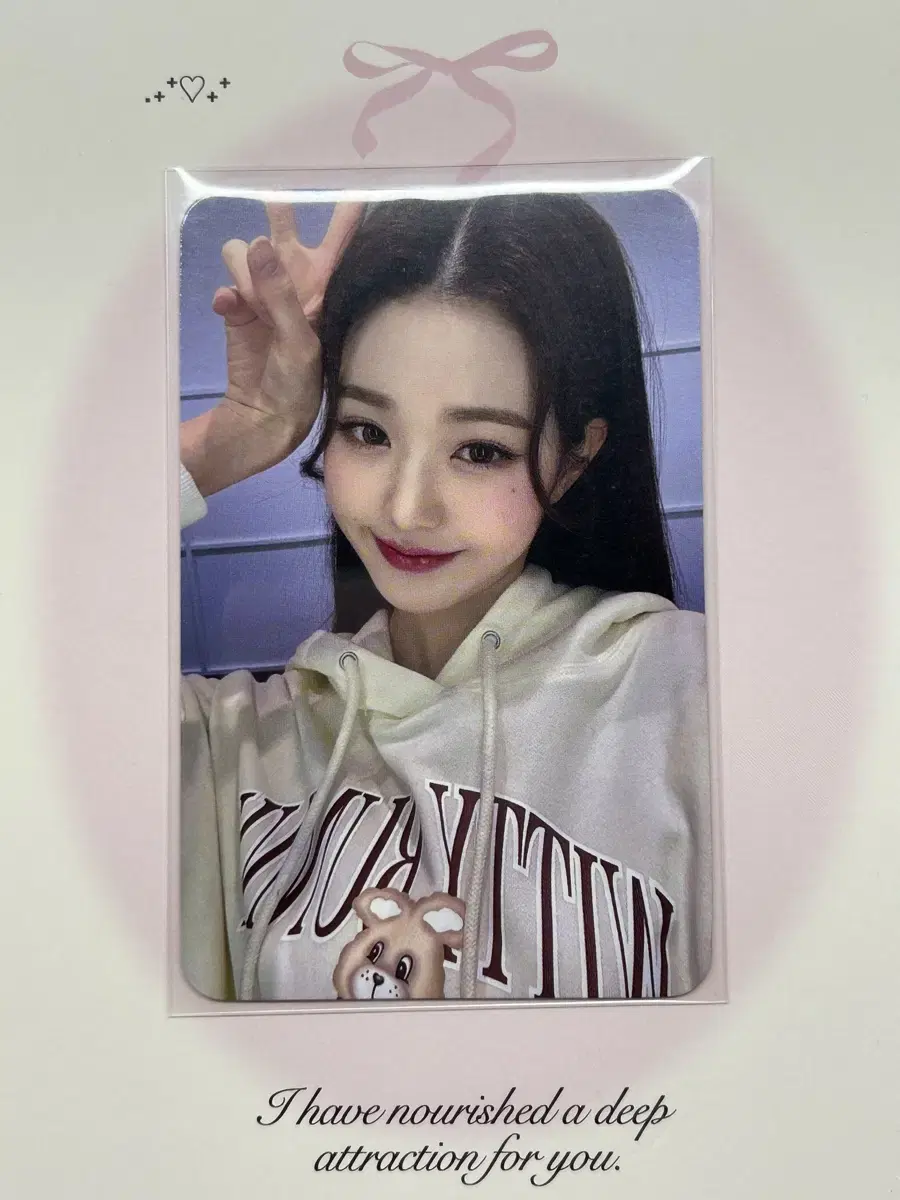 The second photo is a must-see)) ive jang wonyoung Kirshi Photocard