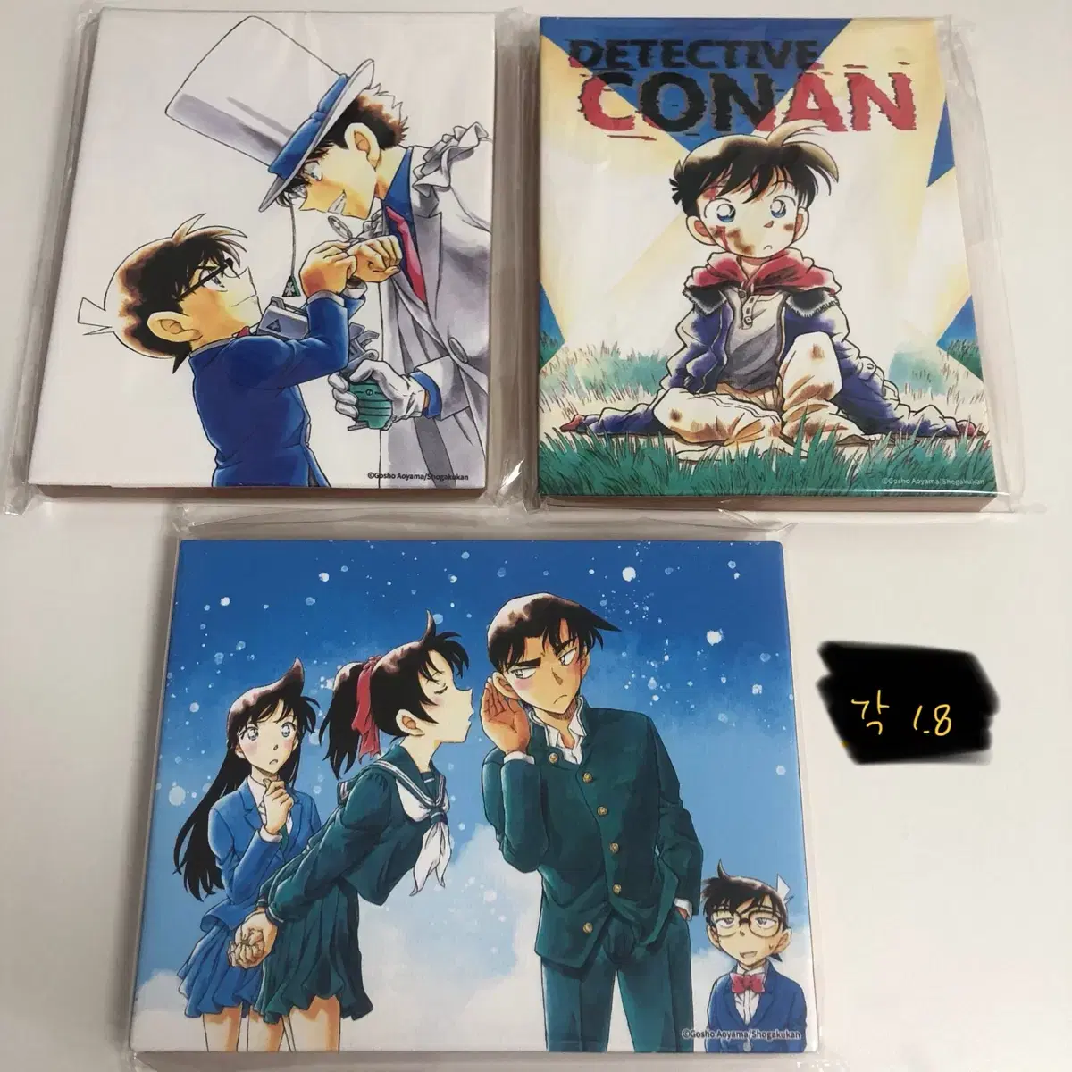 Conan Canvas Framed Exhibit Heka Heiji kazuha Keys