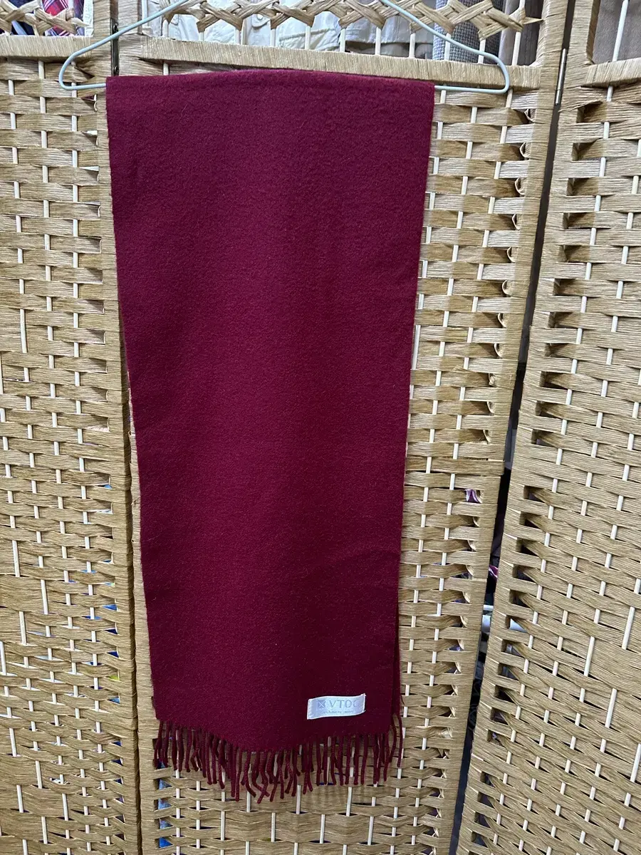 VTOC imported burgundy 100% cashmere muffler/shawl/shawl shawl