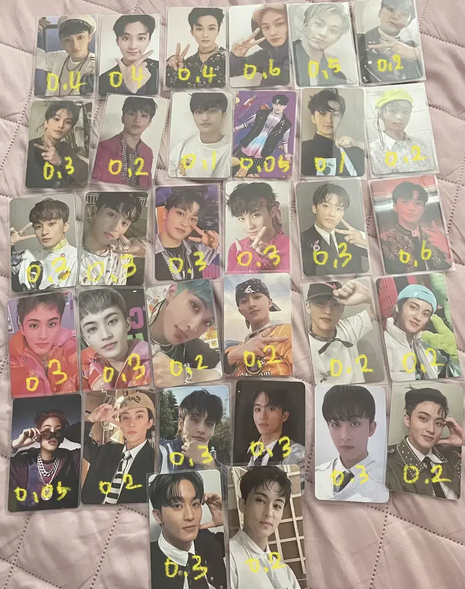 nct 127 dream mark photocard mass transfer deball weyoungfeiboritbitboxglitchmode