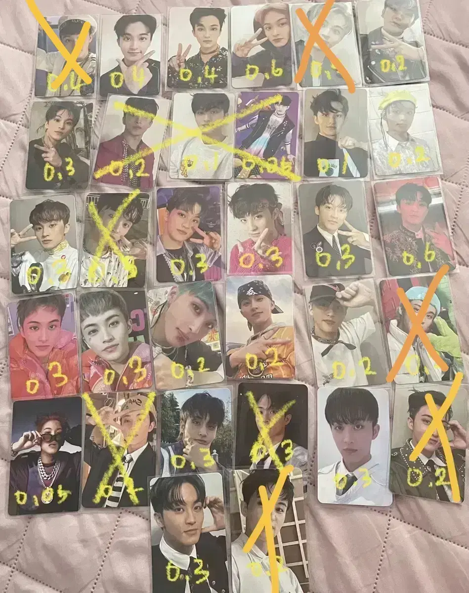 nct 127 dream mark photocard mass transfer deball weyoungfeiboritbitboxglitchmode