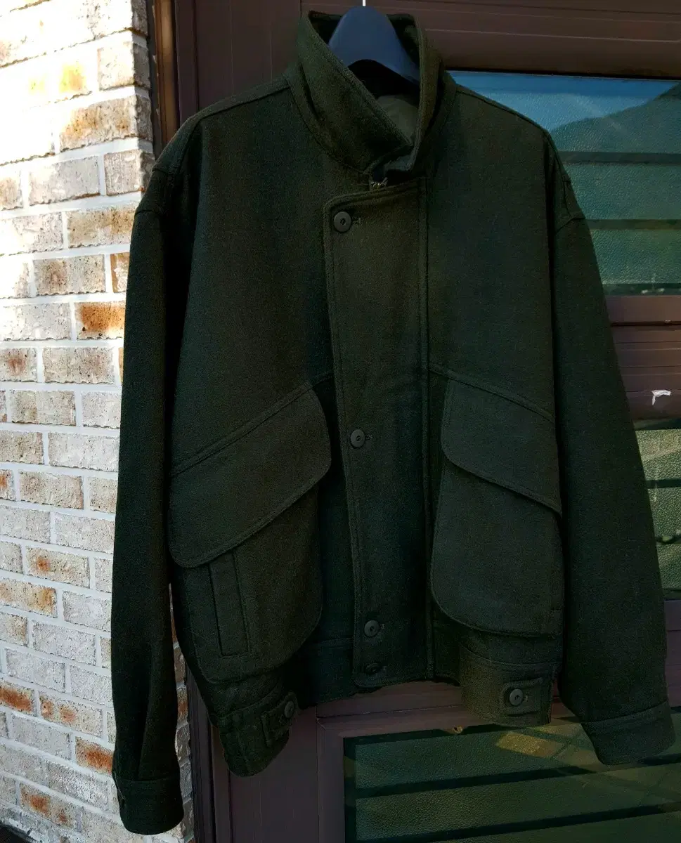 LEONTE Bomber Jacket Japan Vintage (Wool 70/Dark Green)