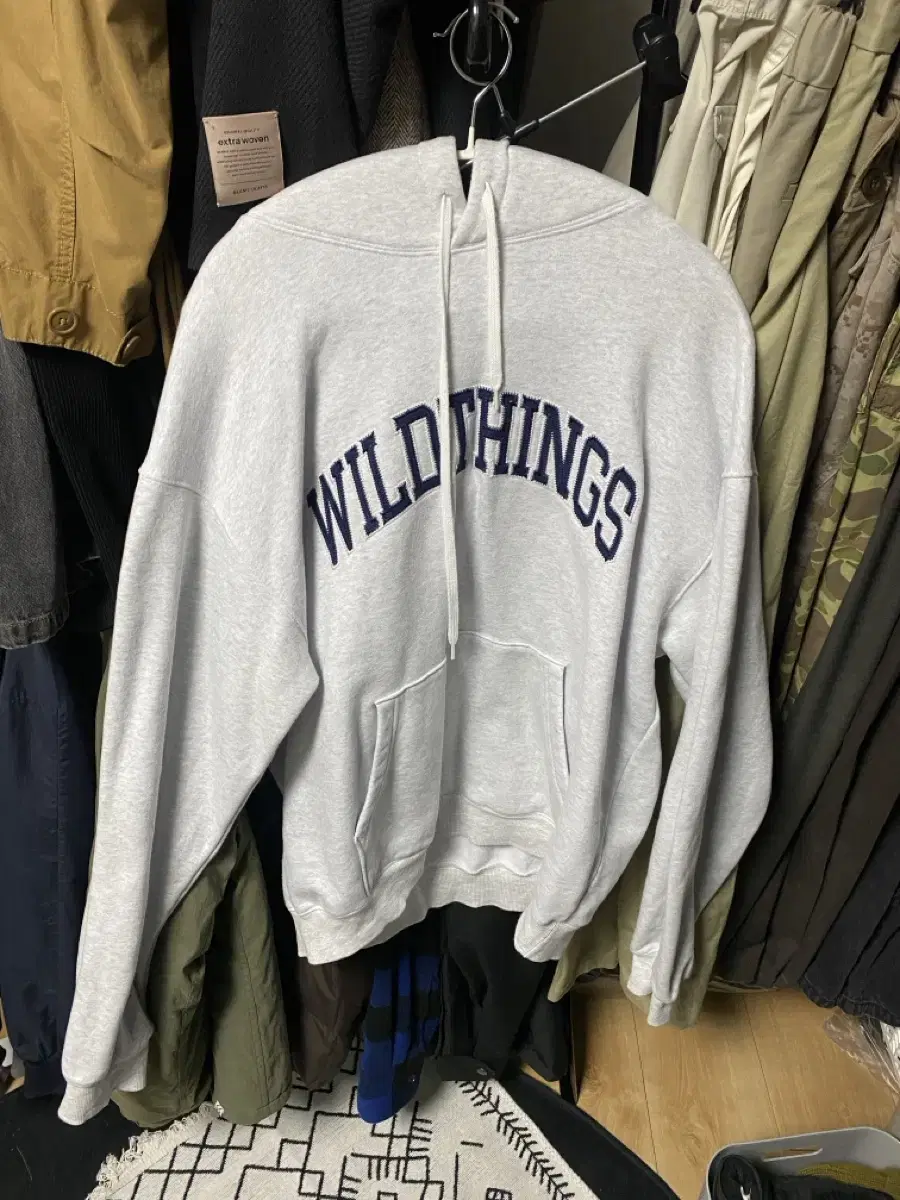 Wild Things Melange Gray Hoodie XL