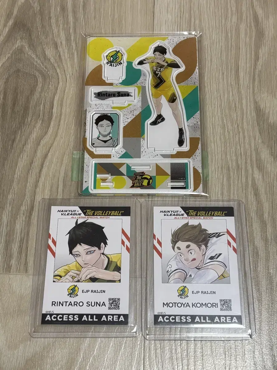 Haikyuu Suna Rintaro Komori V-League acrylic Diorama ID card