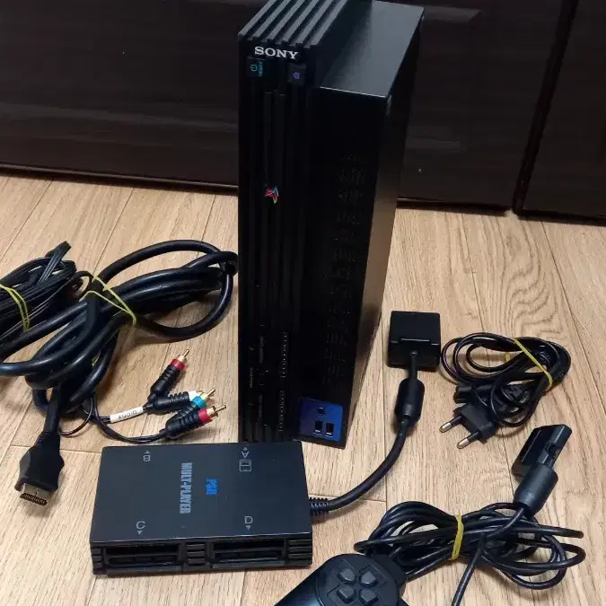 플레이스테이션2 PS2 듀얼쇼크 멀티플레이어포트 AV케이블