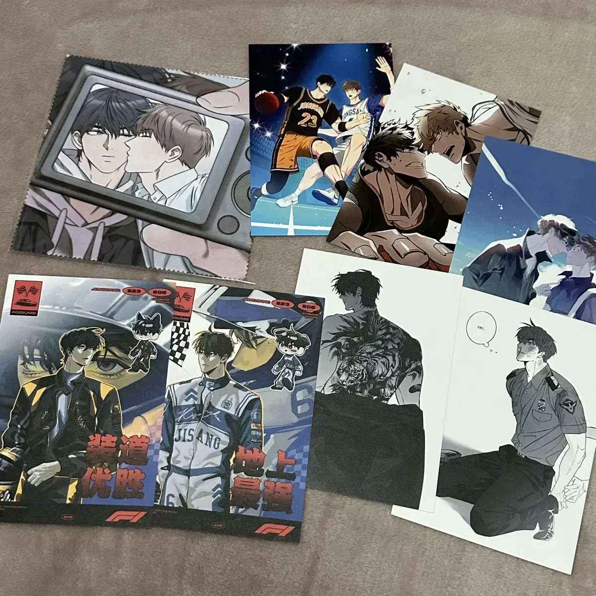 Gakta Garbage Time Jongsang Jongsu Sangho Jongsu Sangho Final Number Gisaho Gisaho postcard Eyeglasses