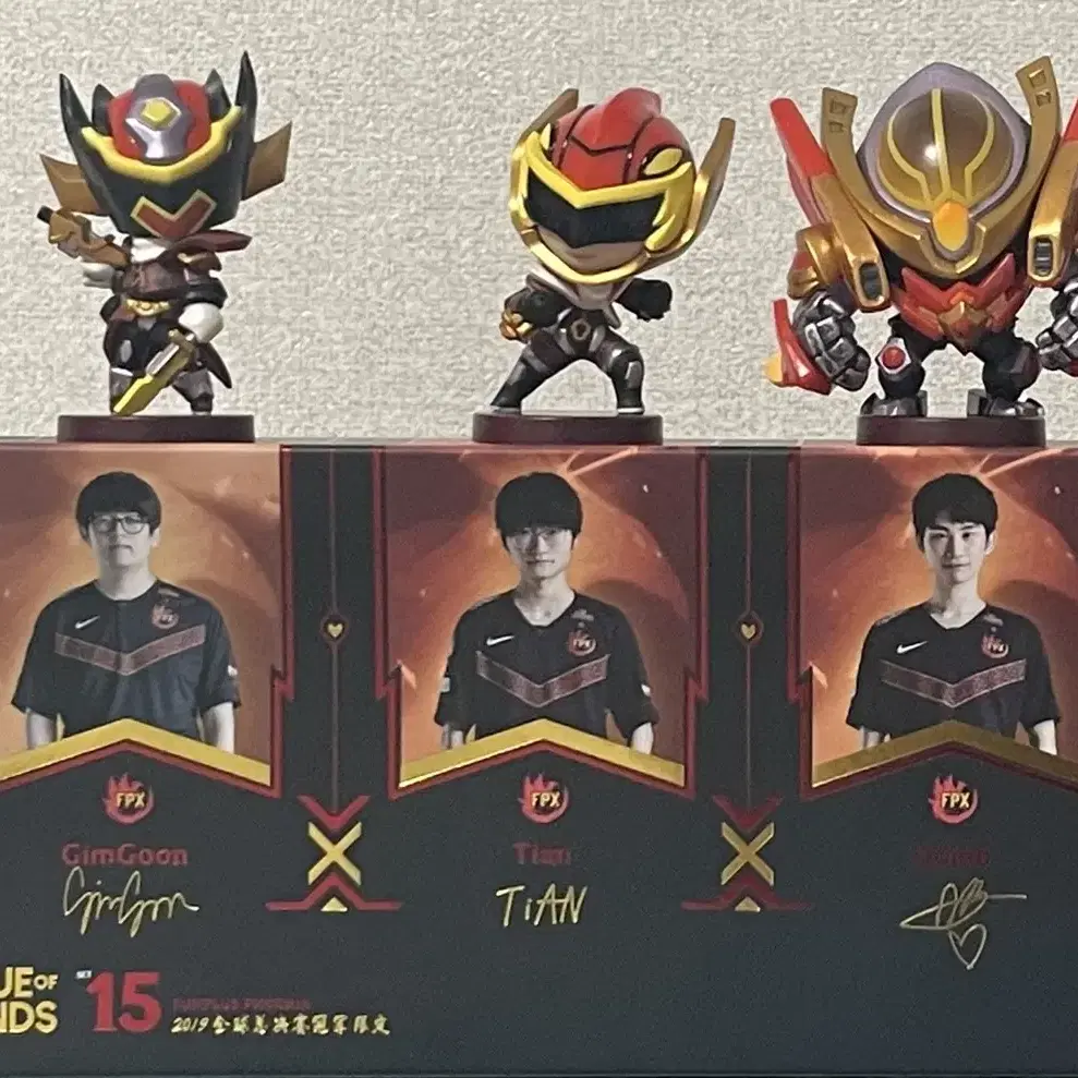 롤 lol 리그오브레전드 2019 롤드컵 worlds 피규어 lpl 펀플