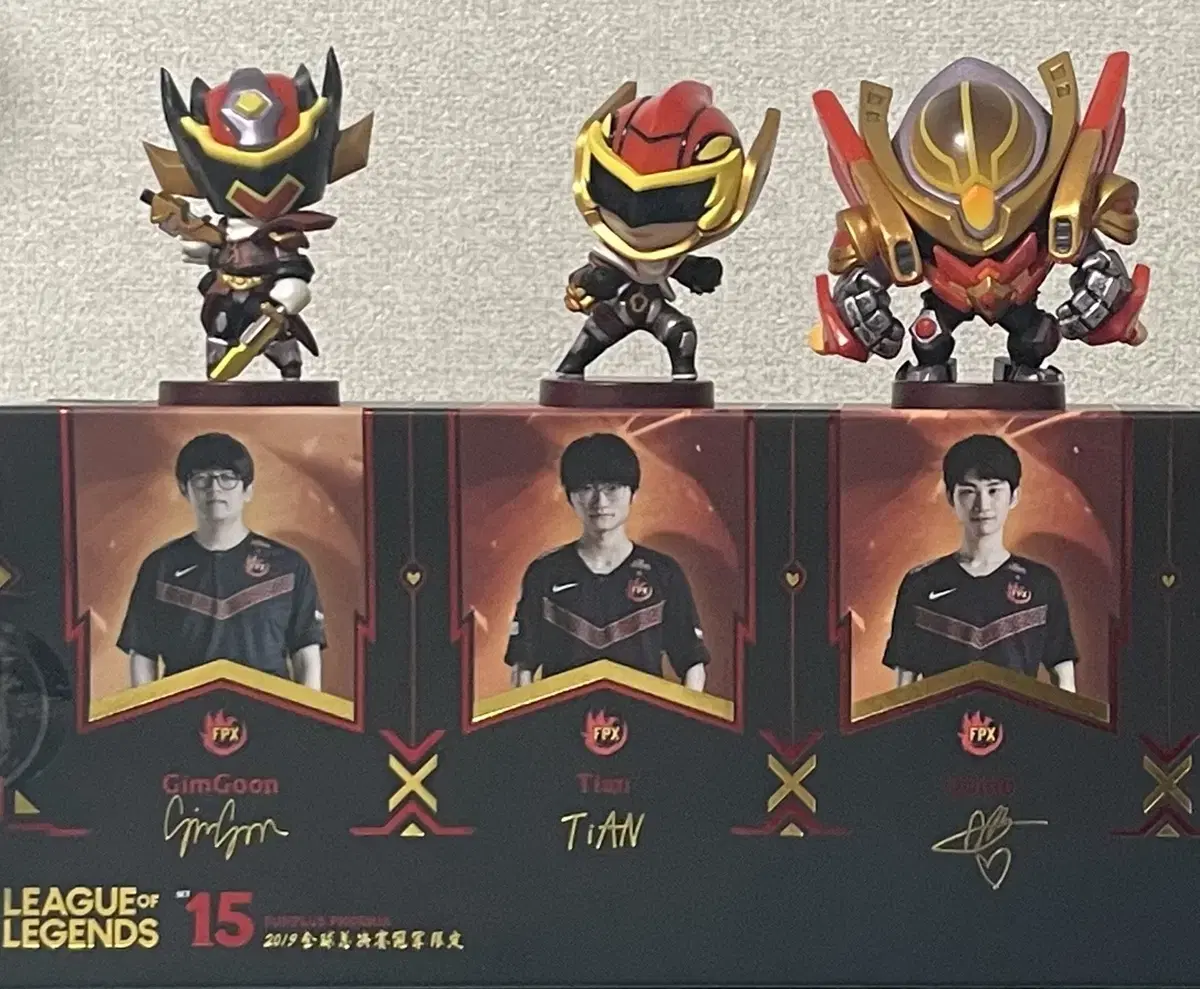 롤 lol 리그오브레전드 2019 롤드컵 worlds 피규어 lpl 펀플