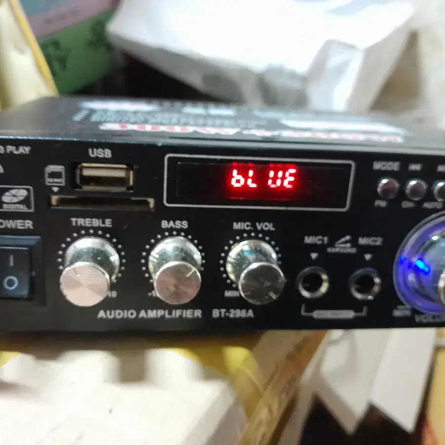 부품용고장난 AUDIO AMPLIFIER 모델BT-298A