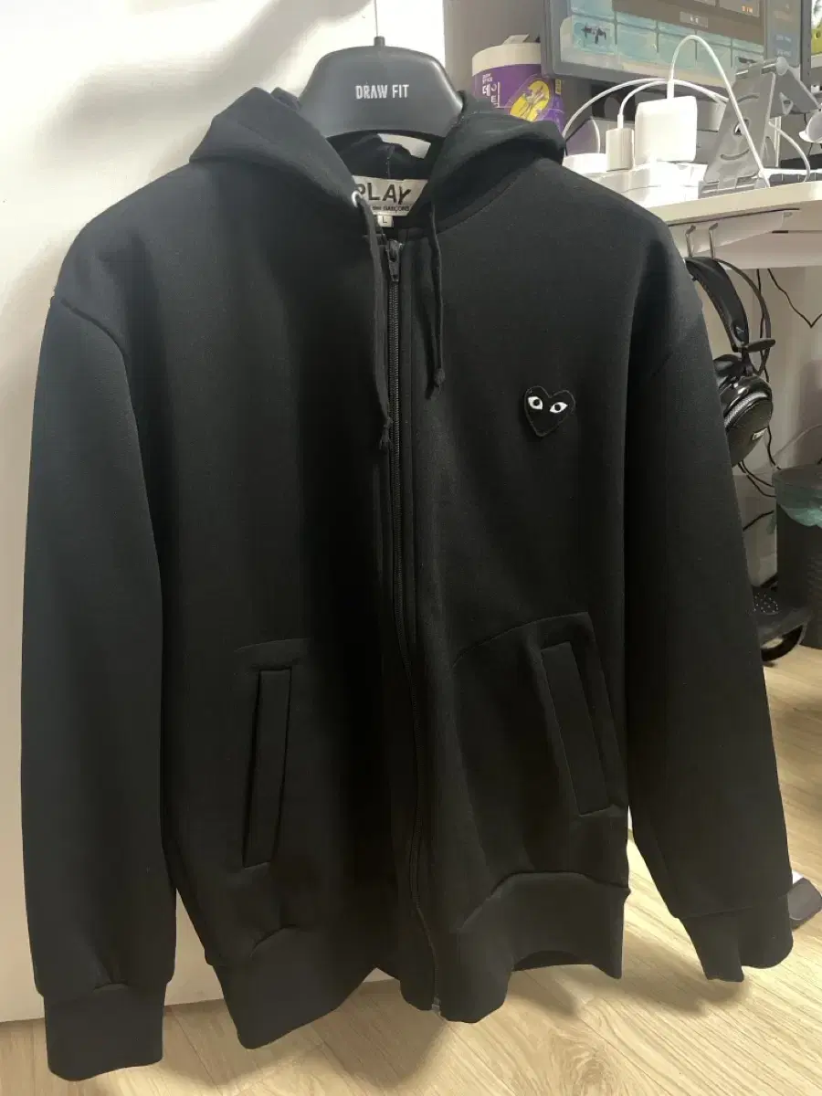 Comme des Garçons Song Hooded Zip Up