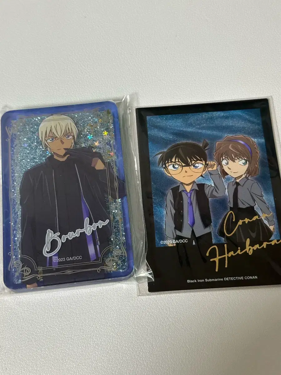 Detective Conan Amuro Glitter acrylic Black Iron Young Bourbon