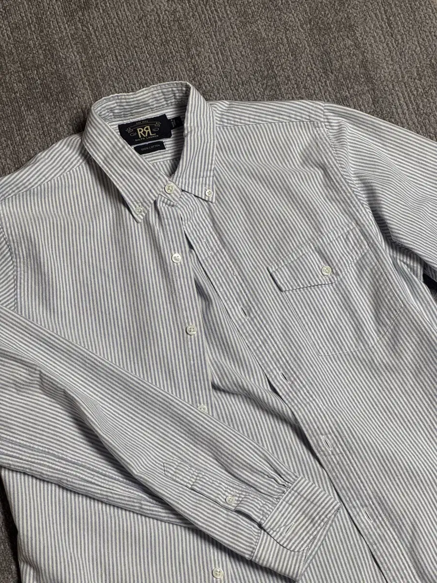 Genuine Double L Off-White Striped Shirt