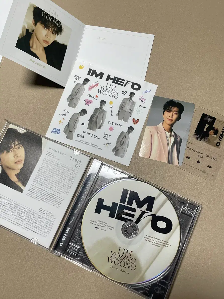 임영웅 {IM HERO} CD 앨범 포카