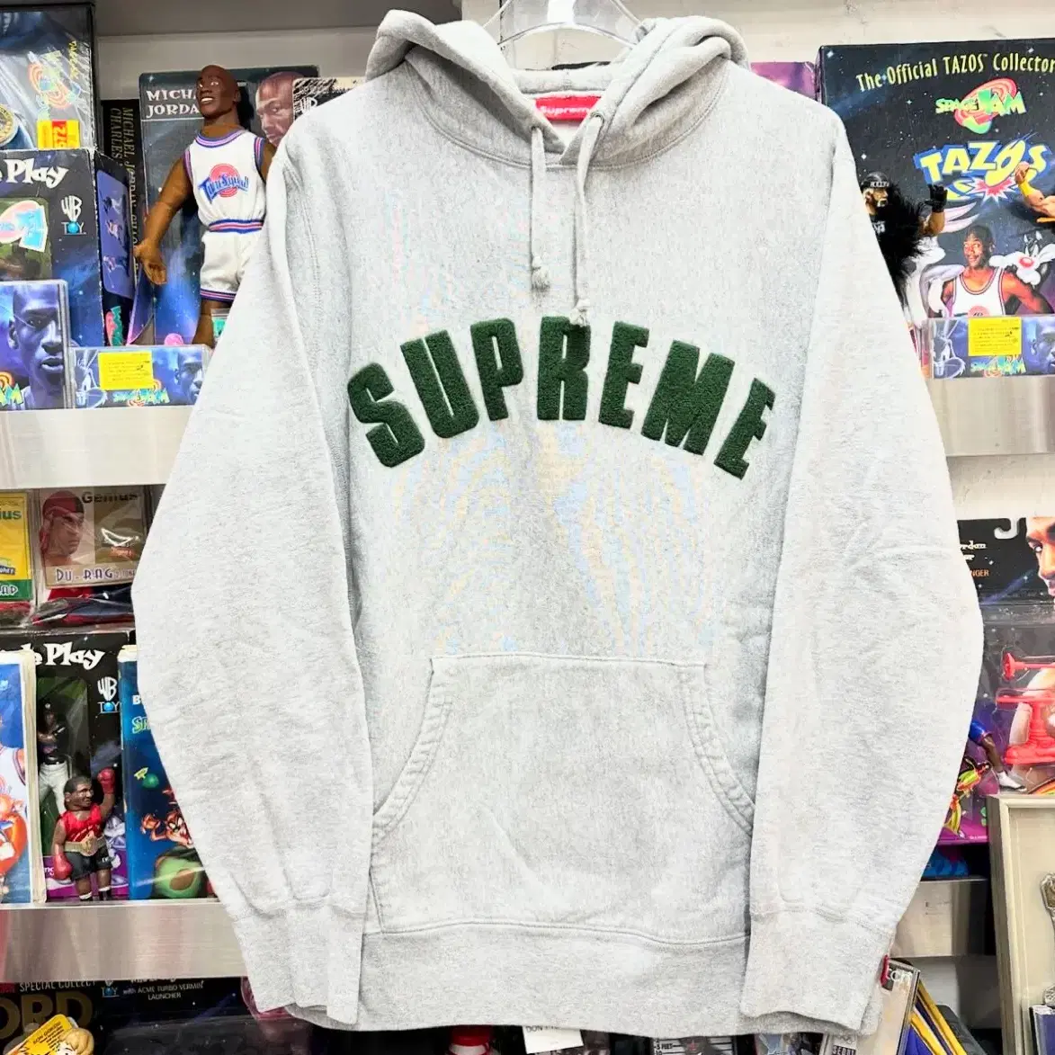 슈프림 supreme chenille arc logo hoodie