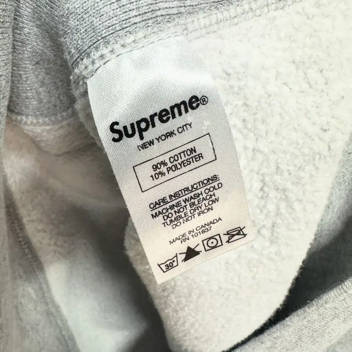 슈프림 supreme chenille arc logo hoodie