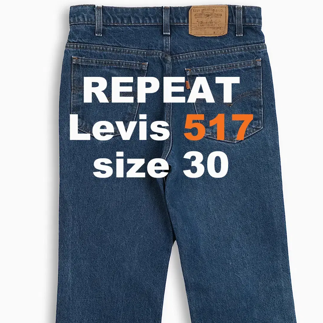 Levi's 517 Orangetab 80s USA 30 inch OR5173252