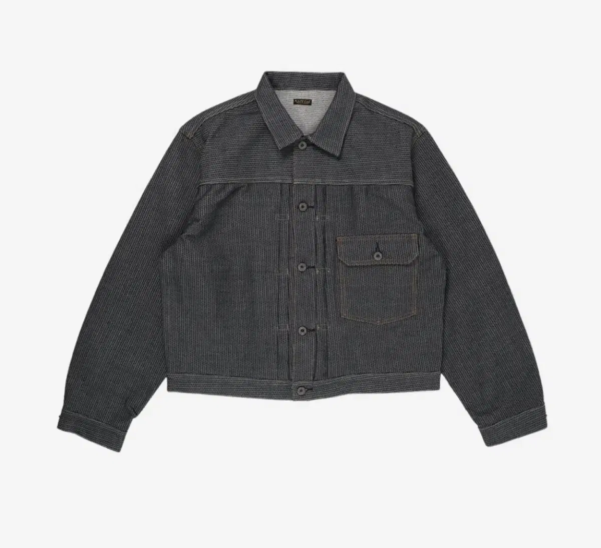 6) Capital Century Denim 1st Generation Jacket N7S Charcoal Indigo