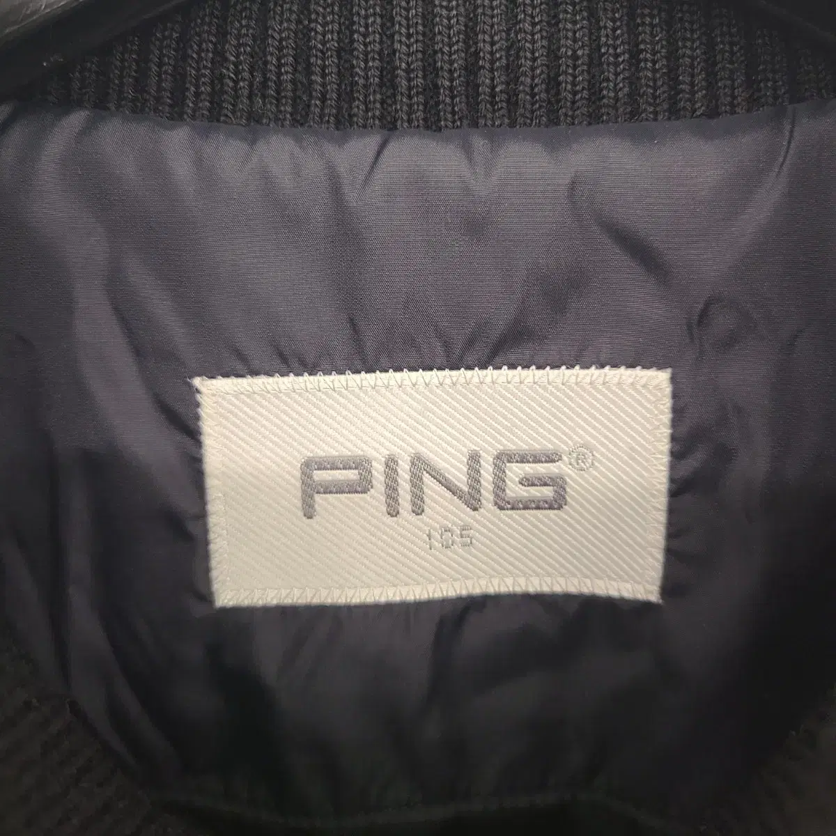 [105/XL] PING 핑 골프 울 방풍 니트 집업 자켓