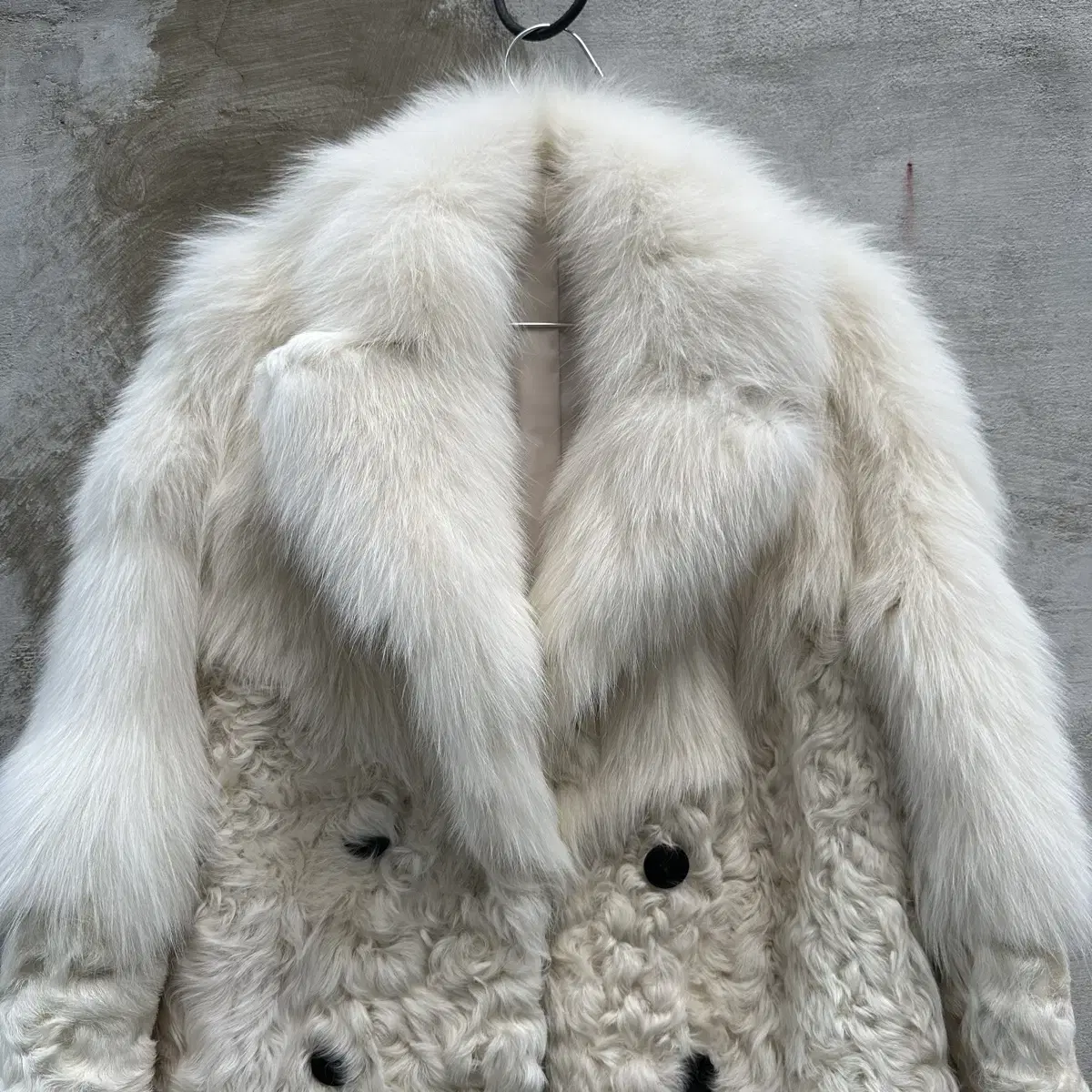 Fox x lamb real fur jaket