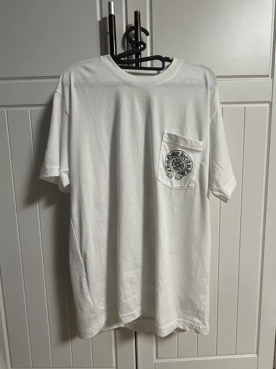 Chrome Hearts Horseshoe Logo T-Shirt White - Hong Kong only