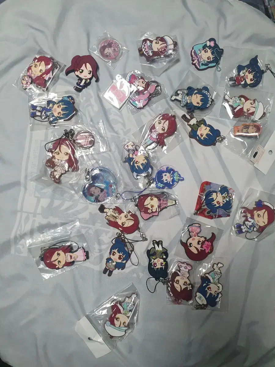 LoveLive Sunshine Aqua Merchandise bulk sell (straps, kards, etc.)