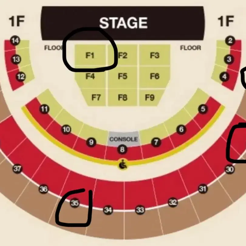 다비치 콘서트 토요일, 일요일 F1 5열 및 지정석 네 장