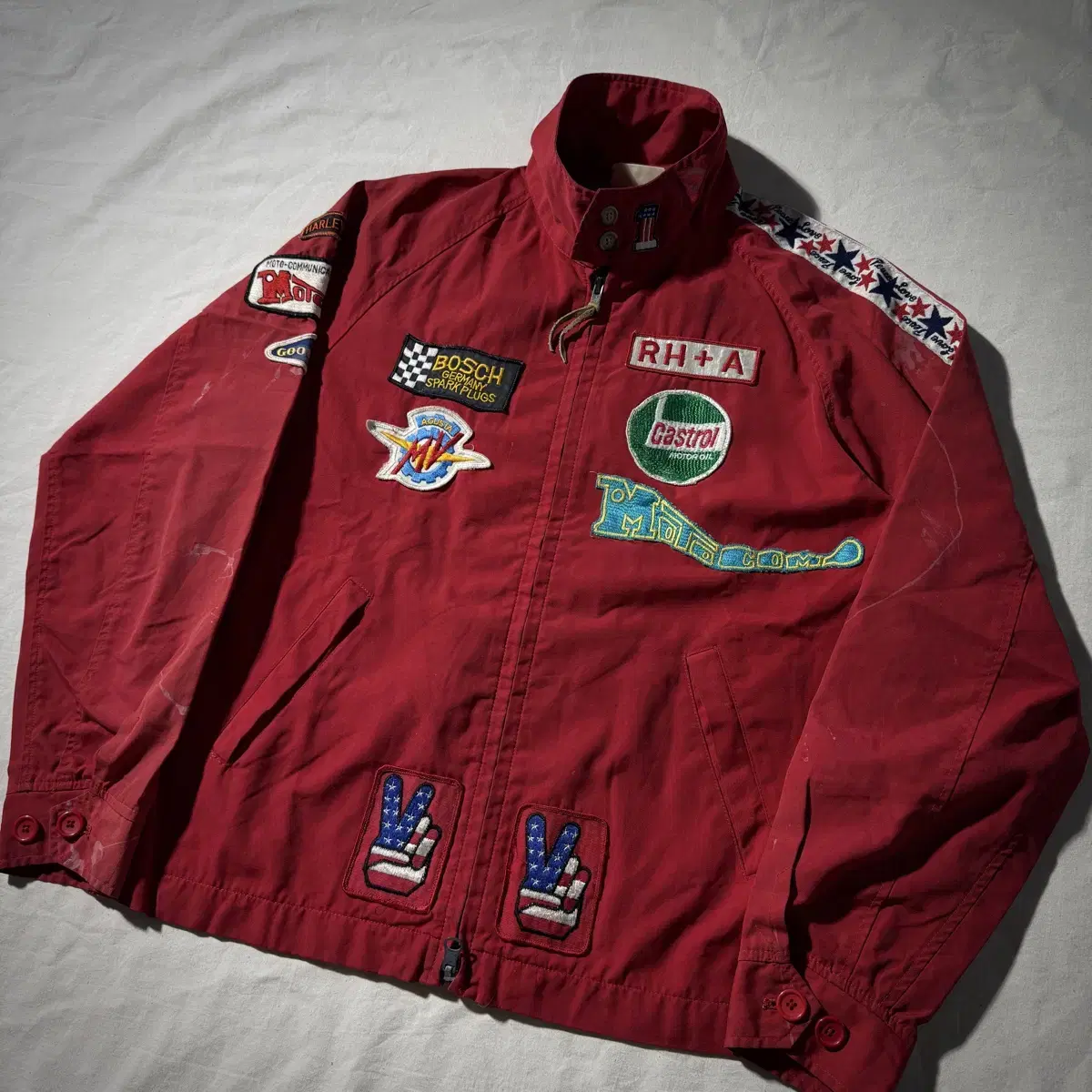 Vintage Harley-Davidson Patch-Up Jacket