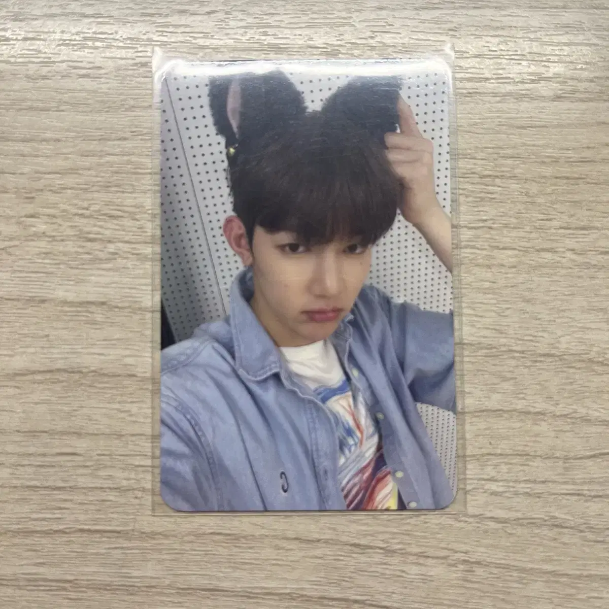 Zebeone ZB1 zhang hao cat ear photocard photocard