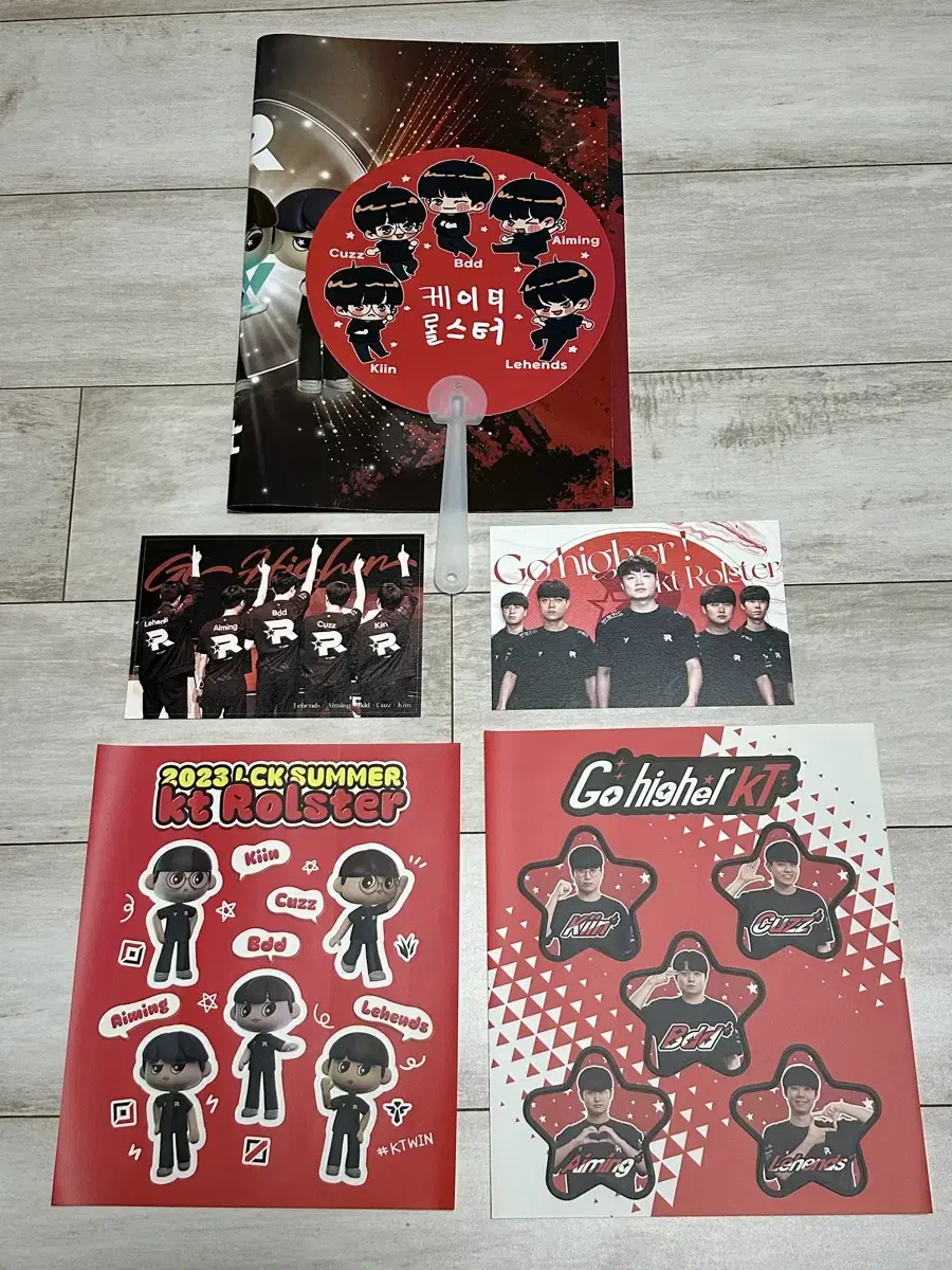 Support KT Rolster slogan towels&postcards&debt&stickers WTS