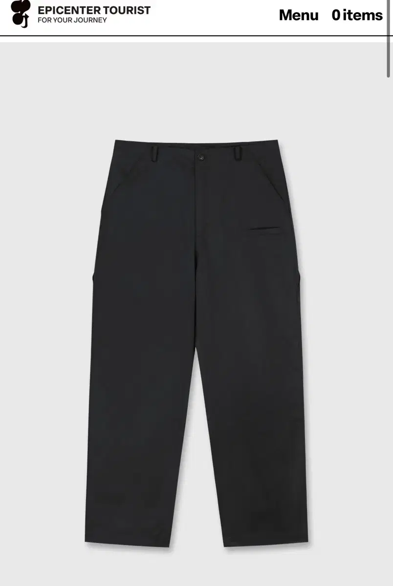 epicentertourist ALBY trousers(Black)