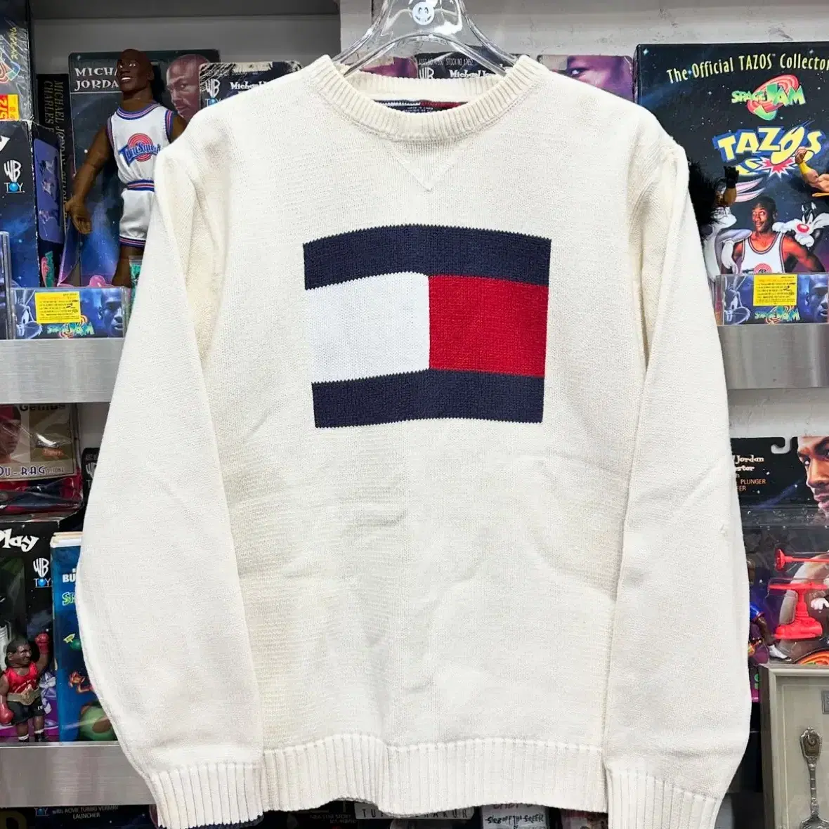 타미힐피거 TOMMY HILFIGER BIG LOGO SWEATER