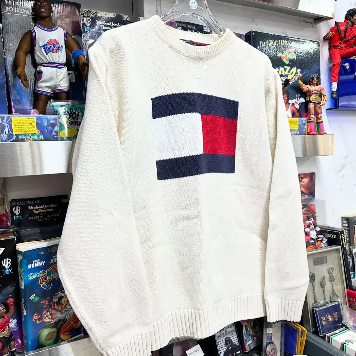 타미힐피거 TOMMY HILFIGER BIG LOGO SWEATER