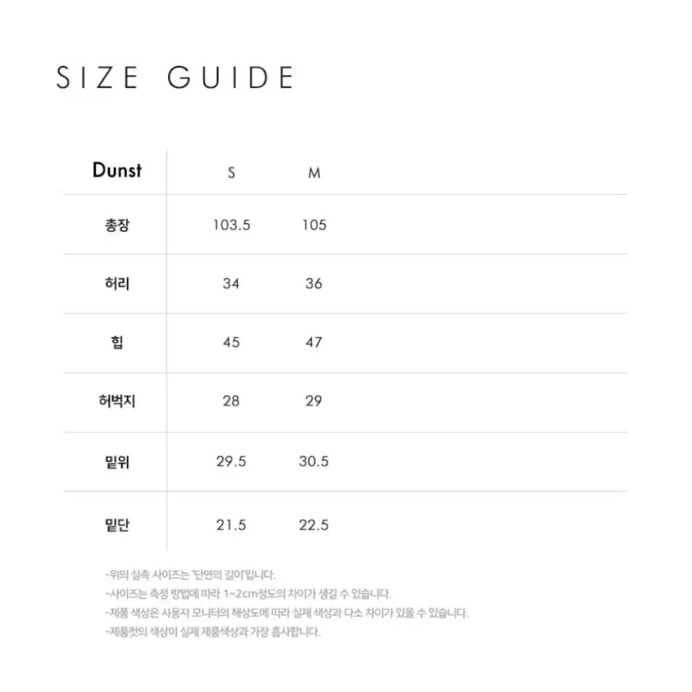 던스트 롱랭스 턴업진 빈티지 블루 스몰사이즈 UDPA2C208B2