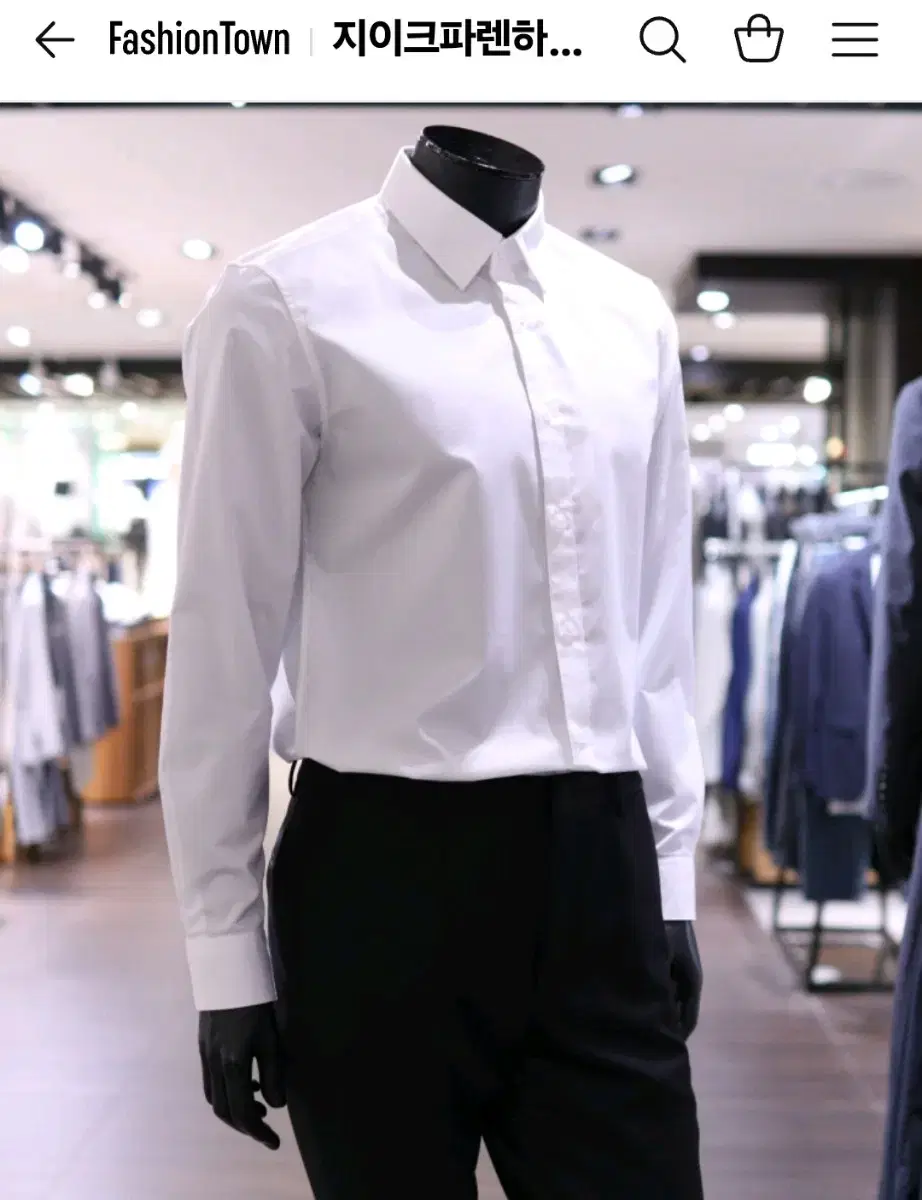 Zeke Fahrenheit Formal white shirt