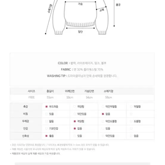 새상품] 소라색 섹시핏 랩스타일 브이넥 여자니트