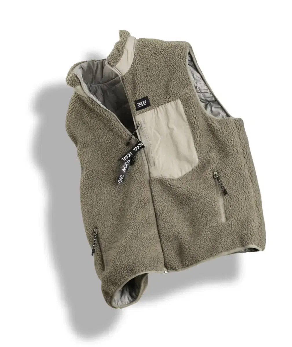 Tie-on Reversible Down Vest