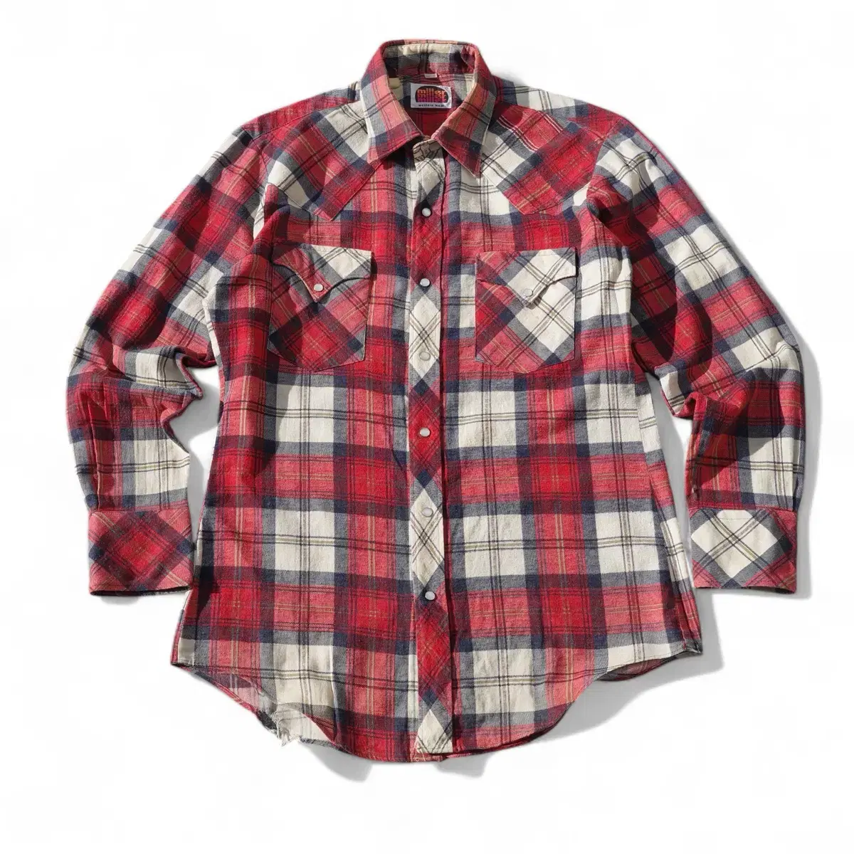 70s Miller Flannel Check Western shirts