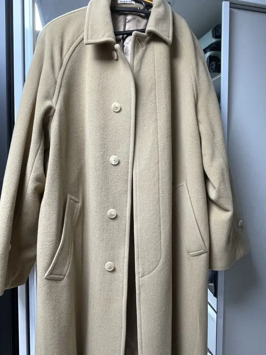 Auralee Aurari Cashmere and Wool Moser Coat