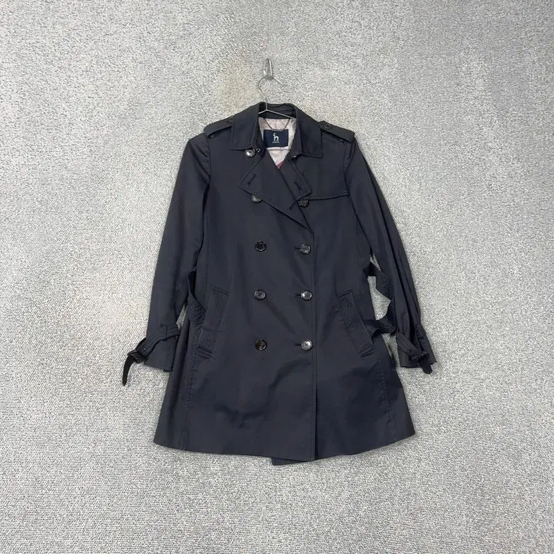 Hodges Black Belted Trench Coat 90-165