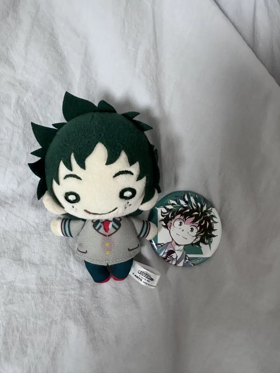 Nahia Hiroaka Midoriya Izuku School Uniform Nitotan Nui Can Badge