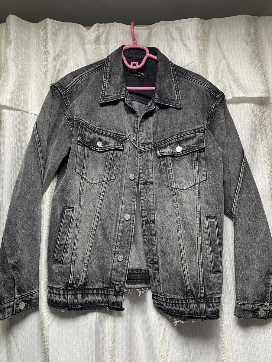 86Road Black Denim Jacket