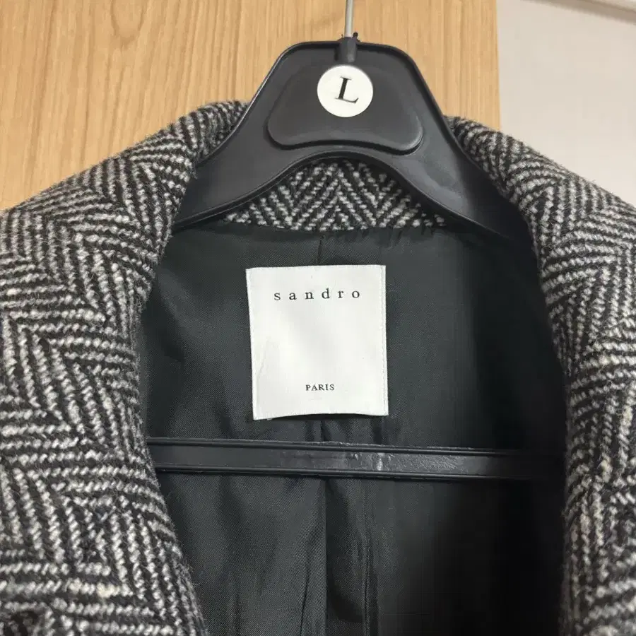 [M] 산드로 헤링본 코트 (SANDRO HARRINGBONE COAT)