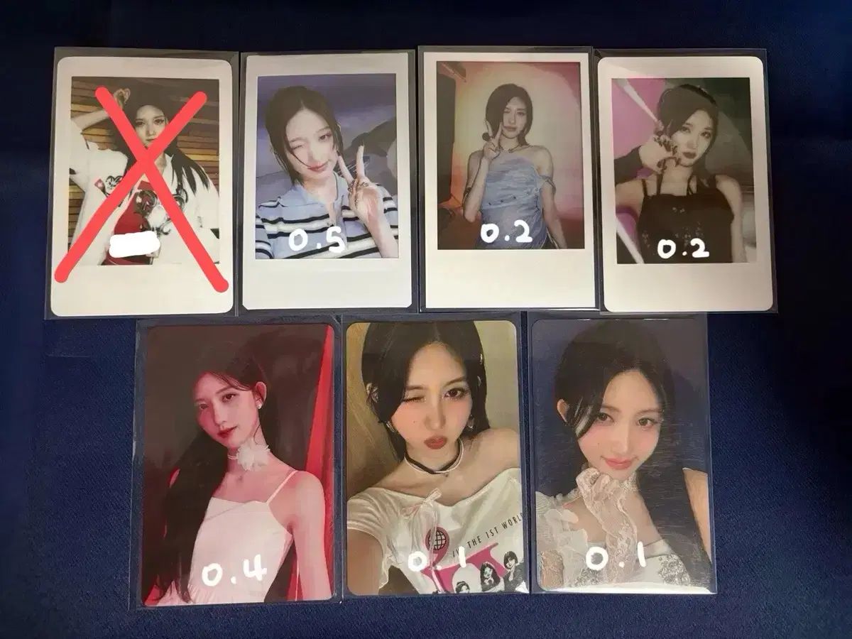 ive gaeul photocard yujin gaeul ray wonyoung leeseo