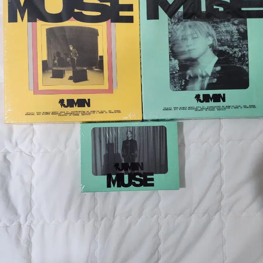 bts 지민 jimin muse album  앨범 위버스 set  미개봉